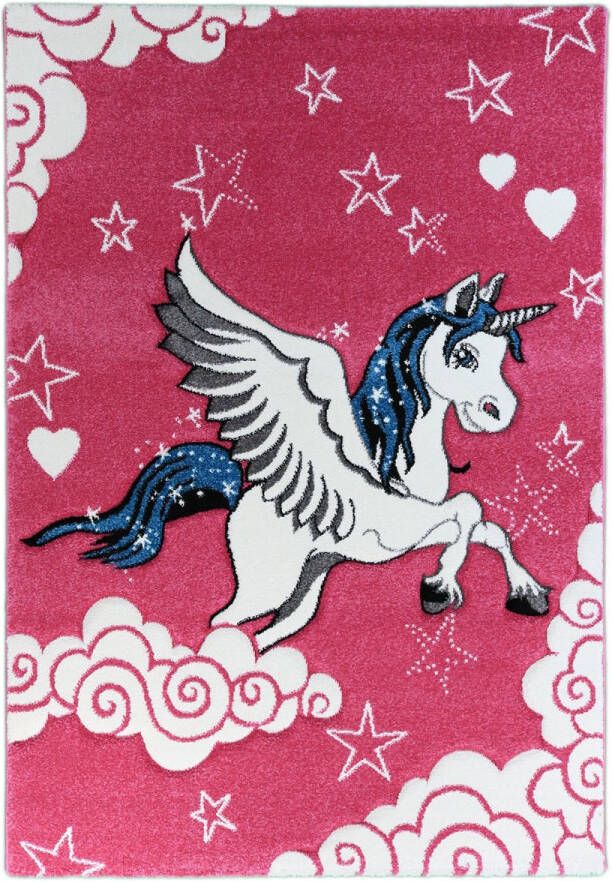 Merinos Kindervloerkleed 640 17 Fuchsia 120 x 170 cm