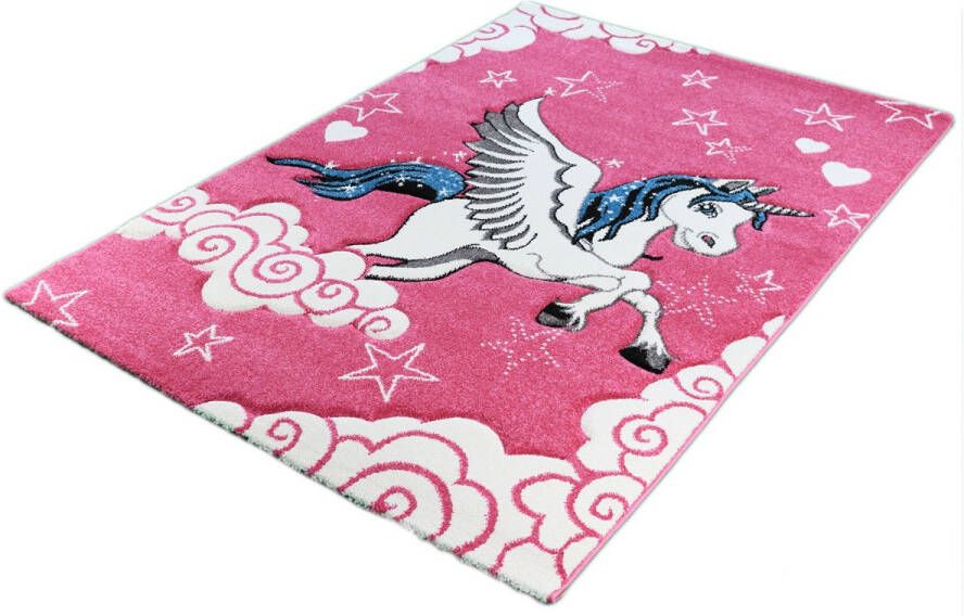 Merinos Kindervloerkleed 640 17 Fuchsia 80 x 150 cm