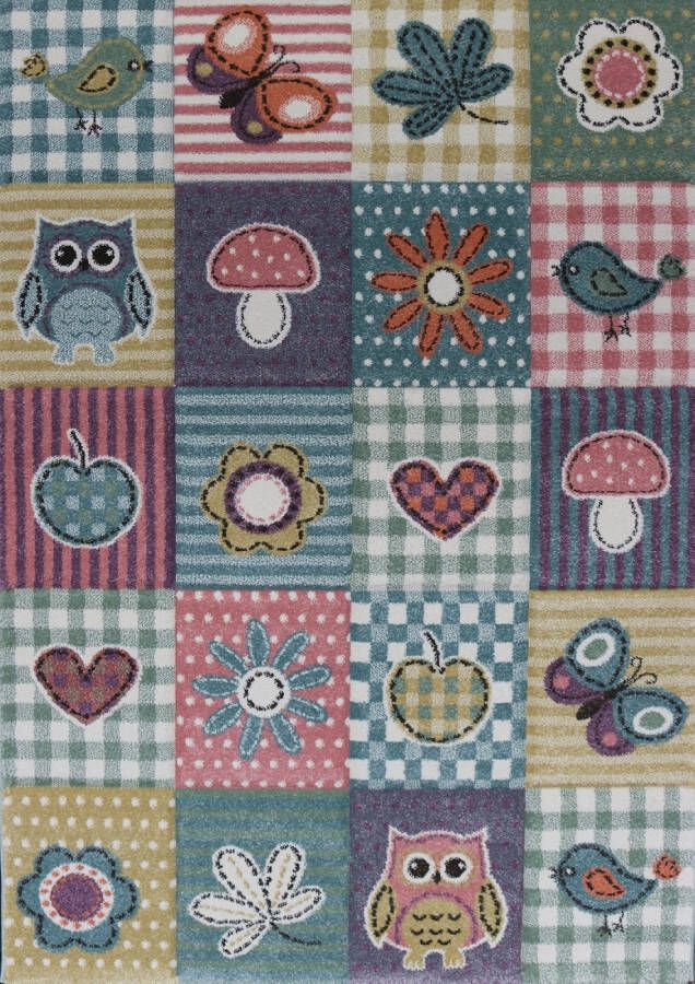 Merinos Kindervloerkleed Pastel Kids 21961 110 Multi 160 x 230 cm
