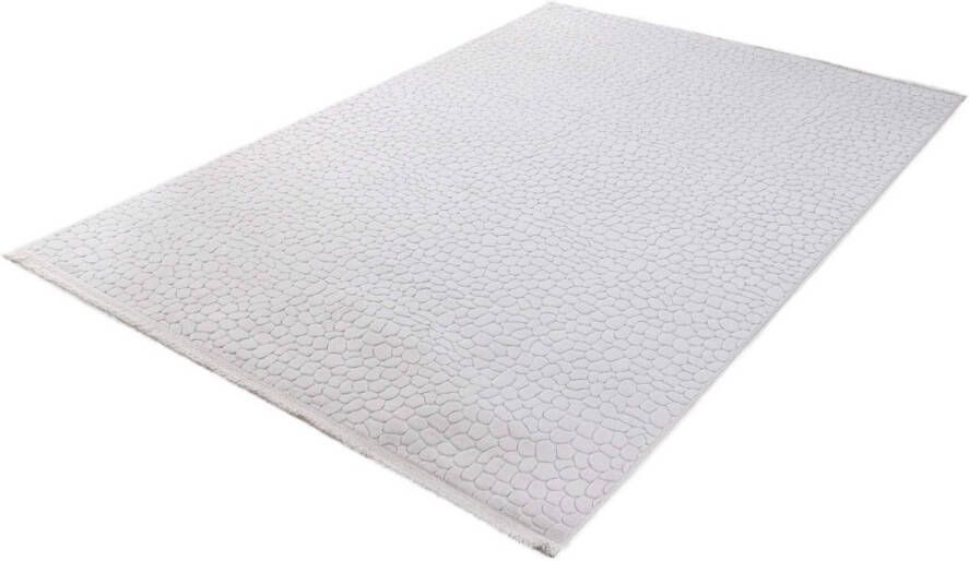 Merinos Laagpolig Mozaiek Desing Vloerkleed Vista 95 Grijs 200 x 290 cm