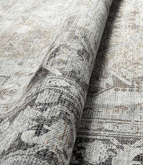 Merinos Laagpolig Vintage Vloerkleed Edessa Cream/Grijs 200 x 290 cm