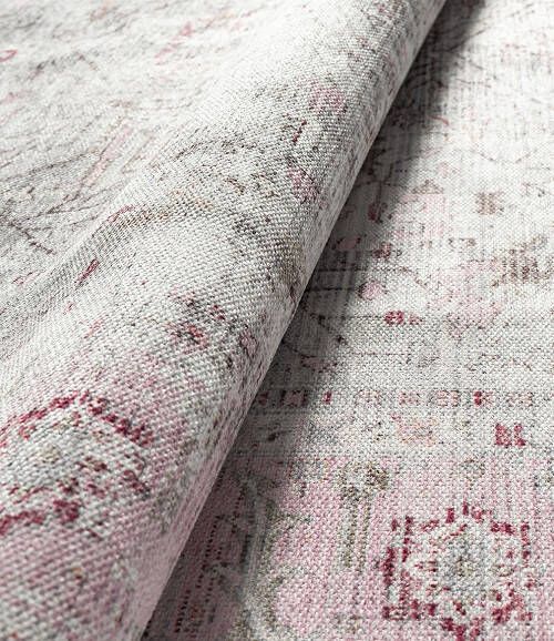 Merinos Laagpolig Vintage Vloerkleed Edessa Cream/Roze 200 x 290 cm