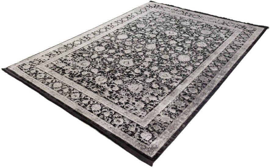 Merinos Laagpolig Vloerkleed Brooklyn Klasieke Stijl Grijs 120 x 170 cm