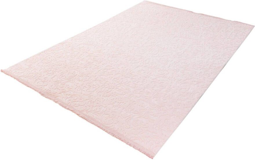 Merinos Laagpolig Vloerkleed Vista 55 Roze 80 x 250 cm