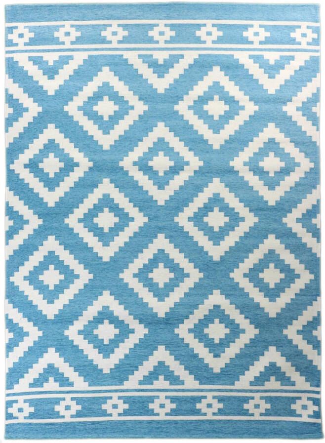 Merinos Oosterse Design Vloerkleed Marakesh Turquoise 200 x 290 cm