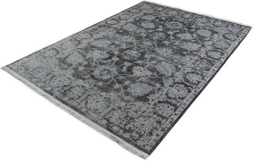 Merinos Vintage Glanzend Vloerkleed Velvet Grijs 80 x 150 cm