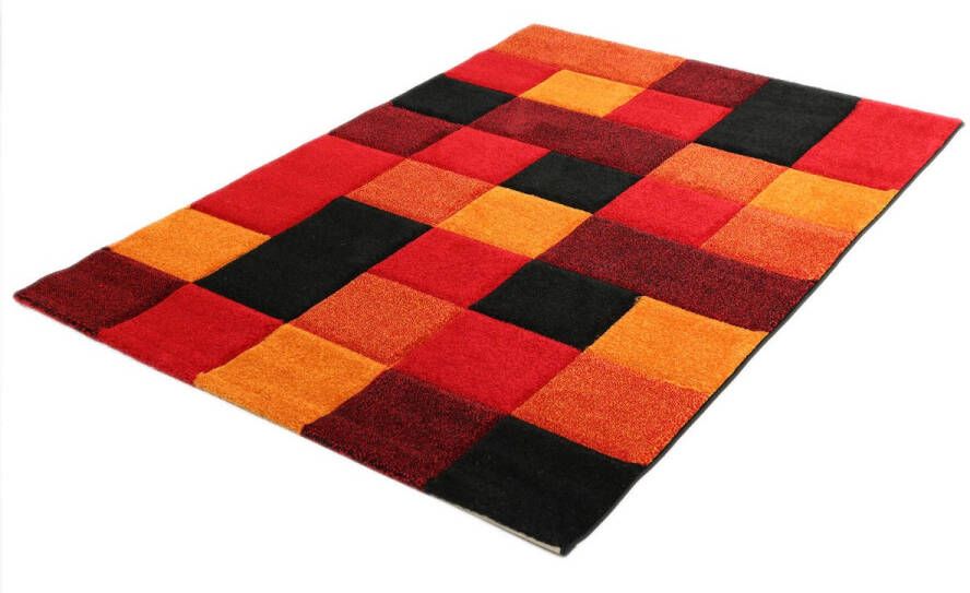 Merinos Vloerkleed Brilliance 656 110 Red 200 x 200 cm