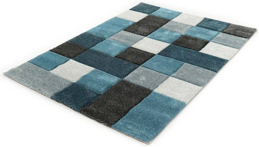 Merinos Vloerkleed Brilliance 656 930 Turquoise 200 x 290 cm