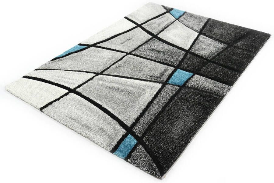 Merinos Vloerkleed Brilliance 659 930 Turquoise 200 x 290 cm