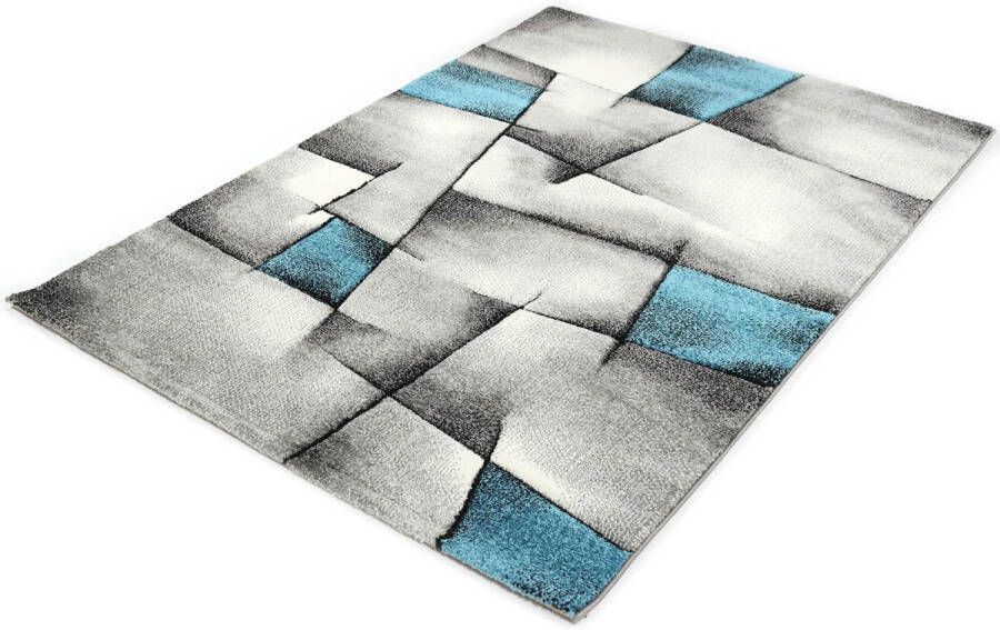 Merinos Vloerkleed Brilliance 660 930 Turquoise 160 x 230 cm