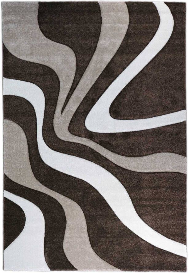 Merinos Vloerkleed Diamond 760 80 Brown 80 x 150 cm
