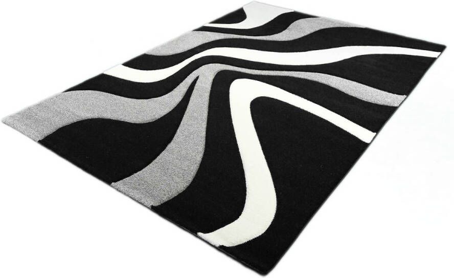 Merinos Vloerkleed Diamond 760 90 Black 160 x 230 cm