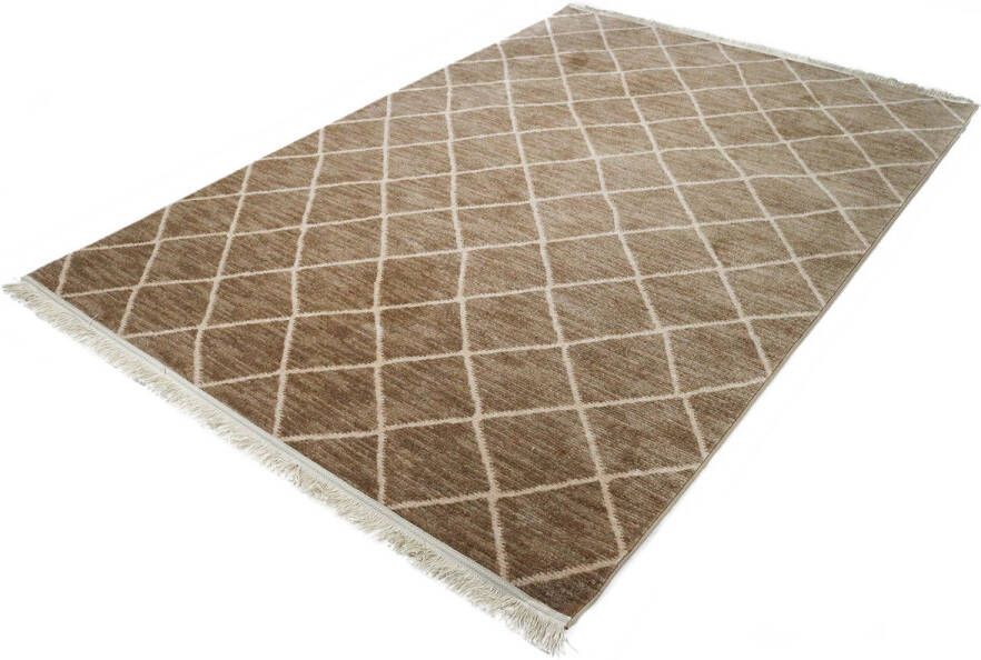 Merinos Vloerkleed Kelim 80100 70 Beige 80 x 150 cm