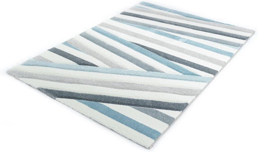 Merinos Vloerkleed Pastel 21641 630 Crème Blauw 200 x 290 cm