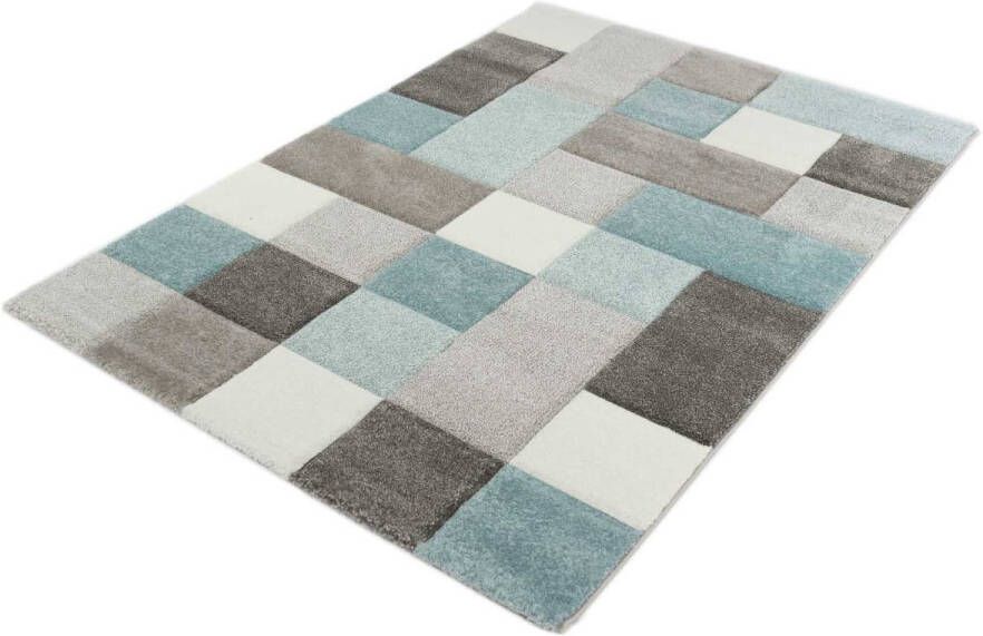 Merinos Vloerkleed Pastel 646 730 Blauw 120 x 170 cm