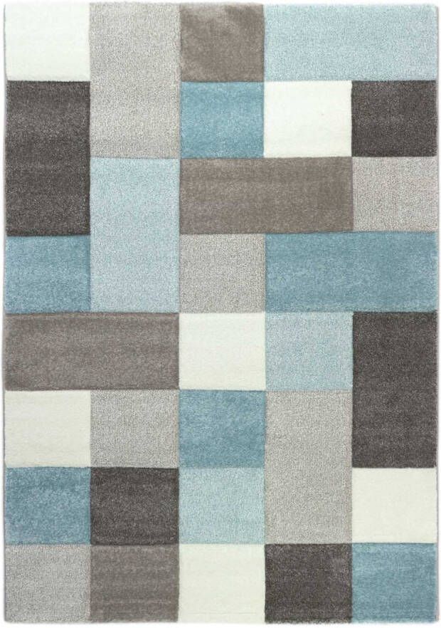 Merinos Vloerkleed Pastel 646 730 Blauw 80 x 150 cm