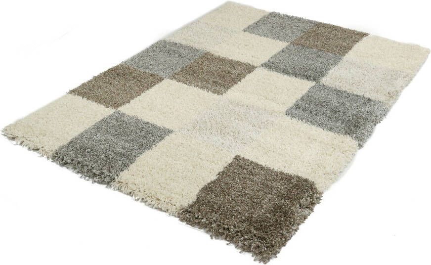 Merinos Vloerkleed Shaggy Deluxe 5505 161 Beige 160 x 225 cm