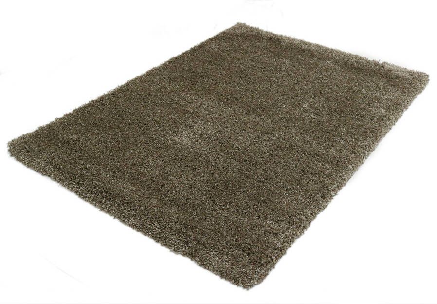 Merinos Vloerkleed Shaggy Deluxe 5533 95 Taupe 80 x 150 cm