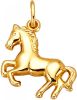 KLiNGEL Hanger Paard, van 14 kt. goud Goudkleur online kopen