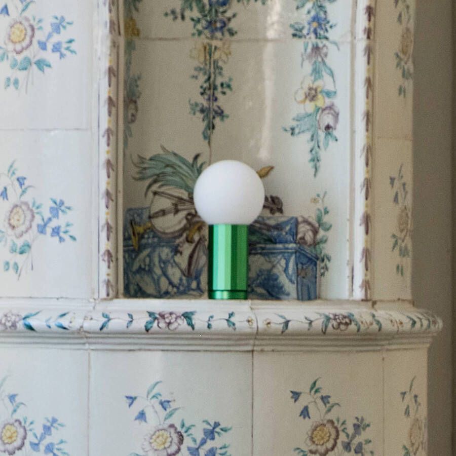 Hay Turn on LED tafellamp met dimmer, voet groen