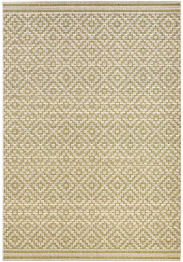 NORTHRUGS Vloerkleed Ruit Geschikt voor binnen en buiten, ruiten design, woonkamer, balkon, terras, tuin, robuust, gemakkelijk in onderhoud, platweefsel