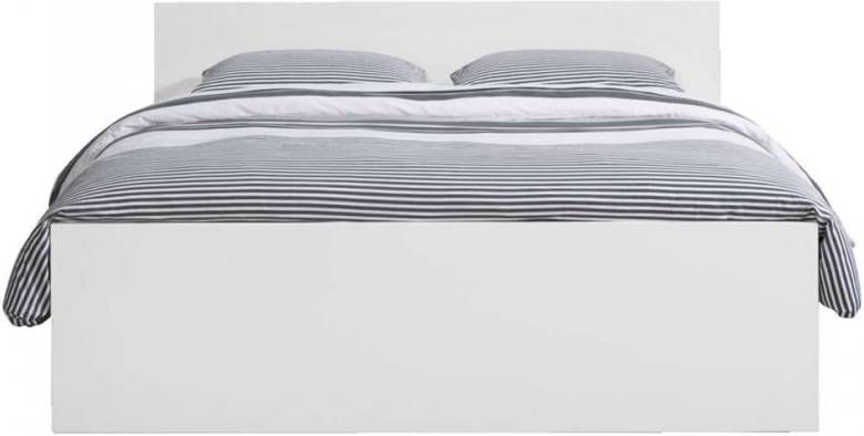 Leen Bakker Bed Naia hoogglans wit 160x200 cm