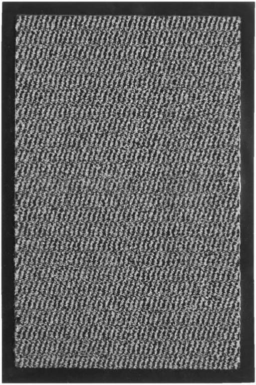 Leen Bakker Mat Paris antraciet 40x60 cm