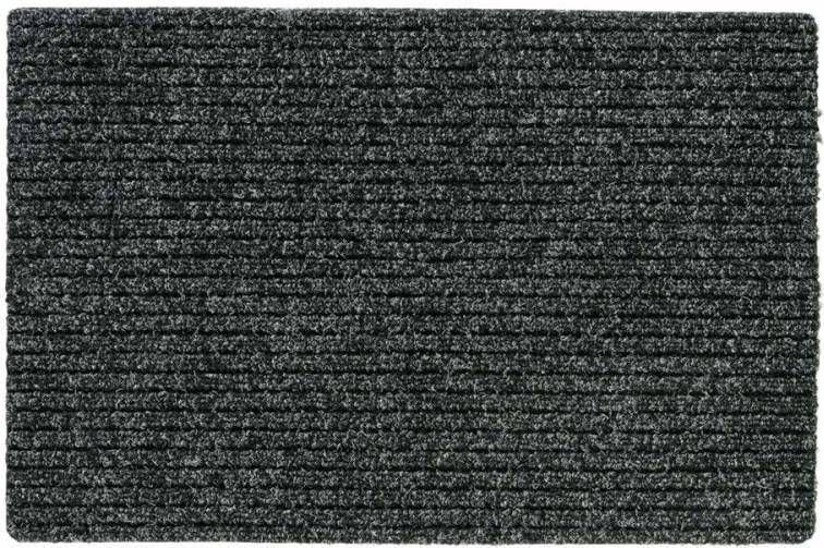 Leen Bakker Mat Troika antraciet 40x60 cm