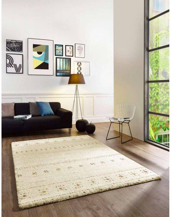 Leen Bakker Vloerkleed Alba crème 160x230 cm