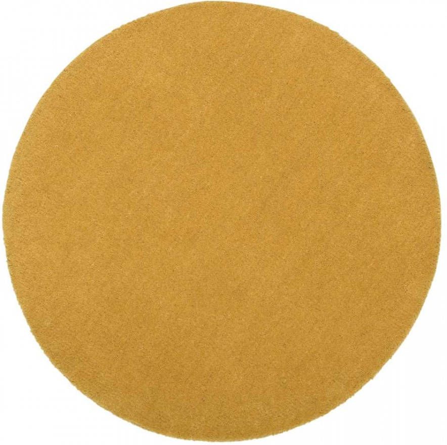 Leen Bakker Vloerkleed Colours oker Ø68 cm