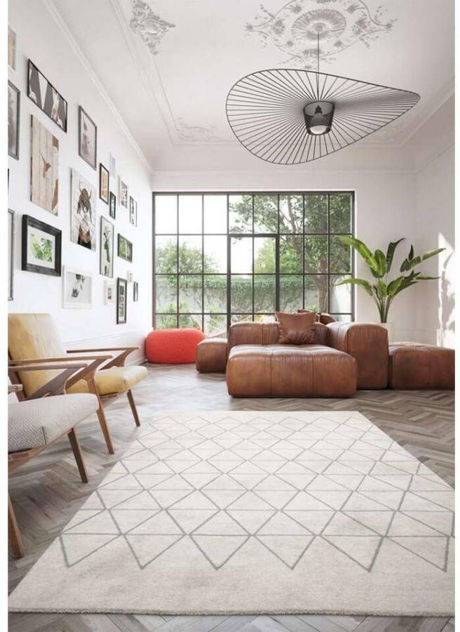 Leen Bakker Vloerkleed Rivoli crème 120x170 cm