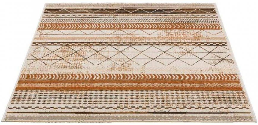 Leen Bakker Vloerkleed Star bruin 160x230 cm