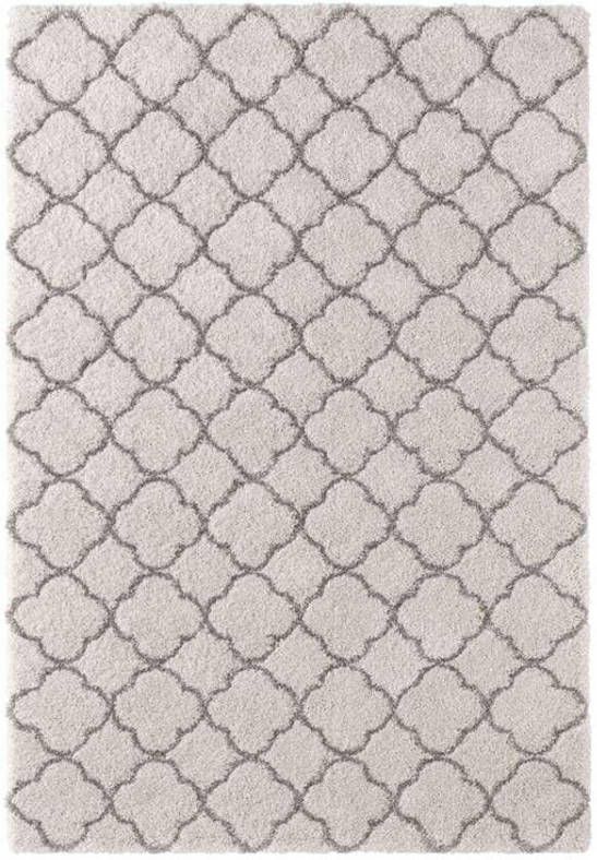 Light & Living Mint Rugs vloerkleed Luna grijs/crème 200x290 cm Leen Bakker