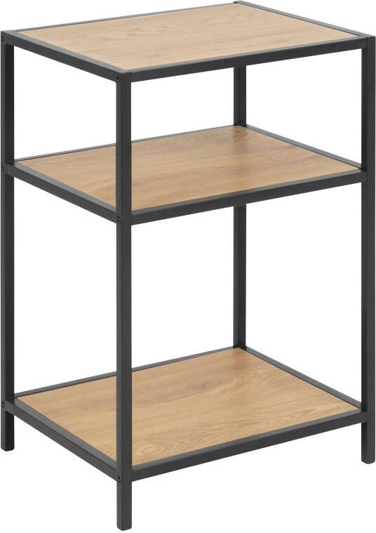 Leen Bakker Nachtkastje Jaxx naturel/zwart