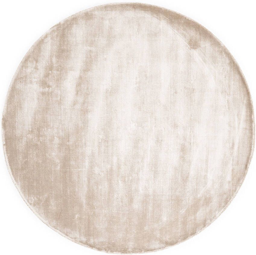 By-Boo By Boo Rond Vloerkleed 'Muze' ø200cm, kleur Beige