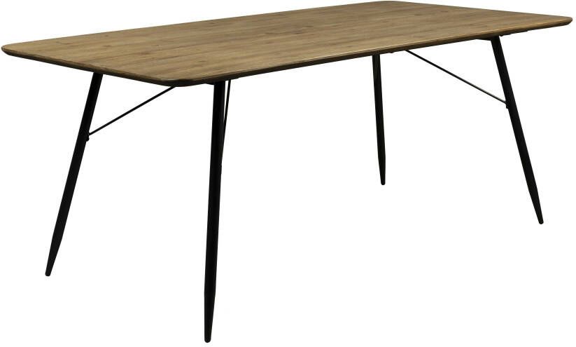 Dutchbone Eettafel 'Roger' Dennenhout, 180 x 90cm, kleur Naturel