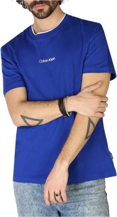 Calvin Klein T shirt K10K107845 , Blauw, Heren