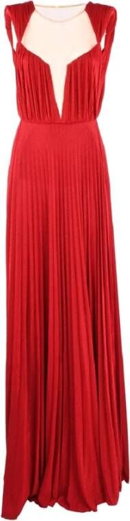 Elisabetta Franchi Maxi kleedjes Rood Dames
