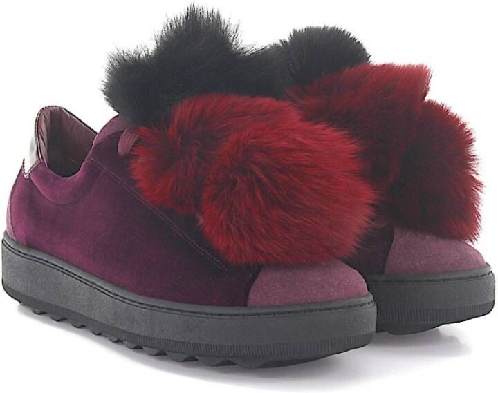 Philippe Model Marathon loper schoenen , Rood, Dames