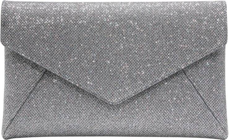 Stuart Weitzman THE Loveletter Clutch , Grijs, Dames