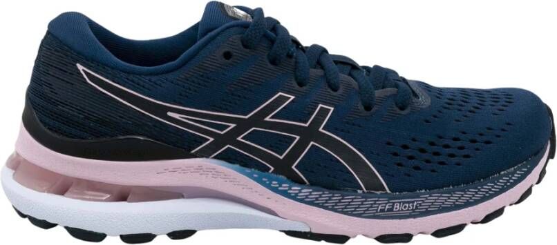 ASICS gel kayano 28 hardloopschoenen blauw/roze dames