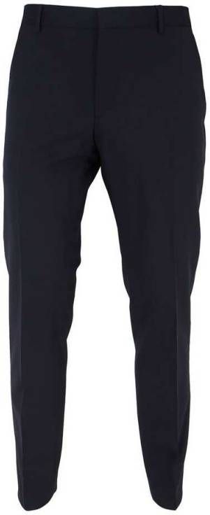 Calvin Klein Uitgerust met wollen stretchbroek , Zwart, Heren