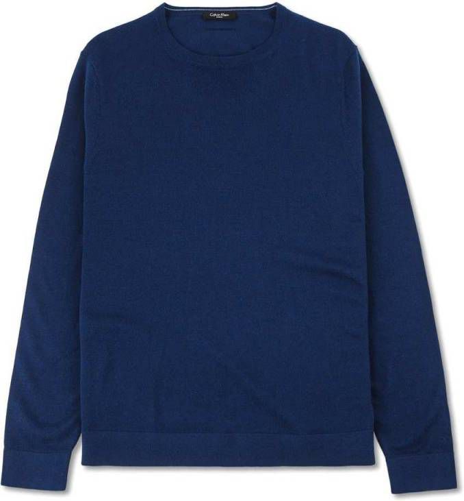 Calvin Klein Sagton superieure wol , Blauw, Heren