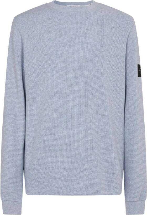 Calvin Klein sweater blauw j30j316610 DAR , Blauw, Heren