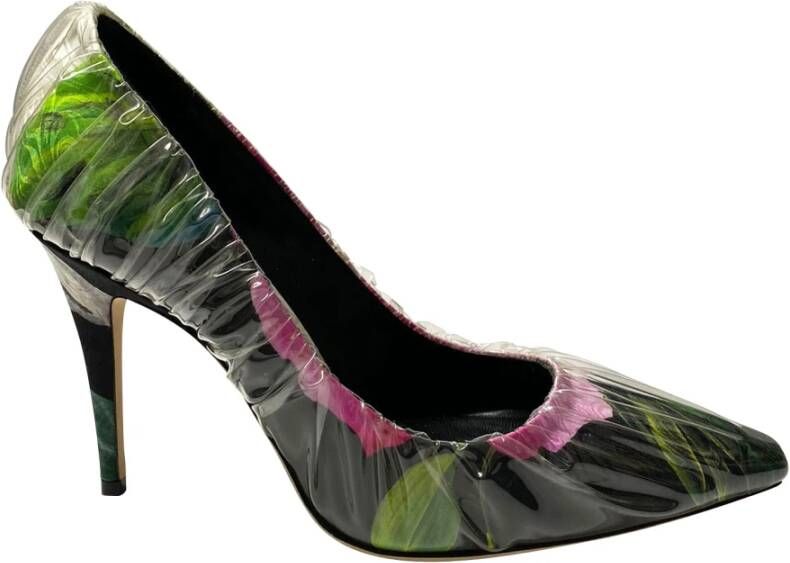 Jimmy Choo X Off White Anne Pumps in multicolor stof Jimmy Choo Pre owned, Groen, Dames