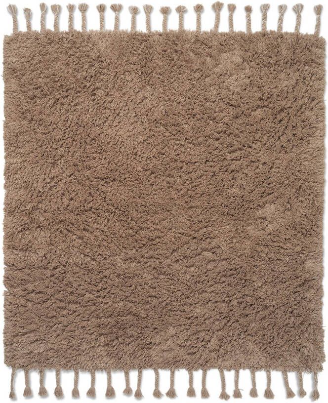 Ferm living Amass Long Pile Vloerkleed White Pepper