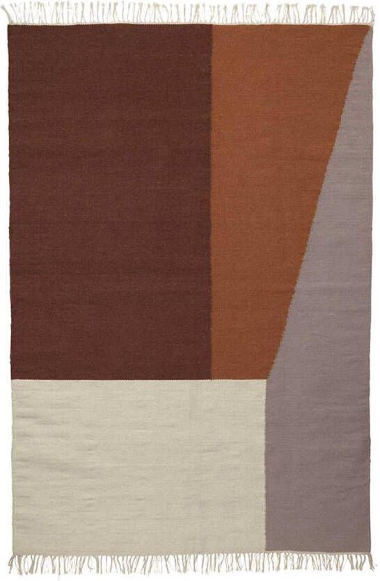 Ferm Living Kelim Vloerkleed Borders Large 140 x 200 cm