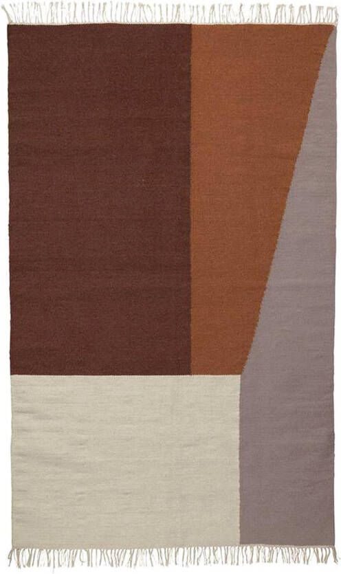 Ferm Living Kelim Borders vloerkleed extra large 250 x 160 cm