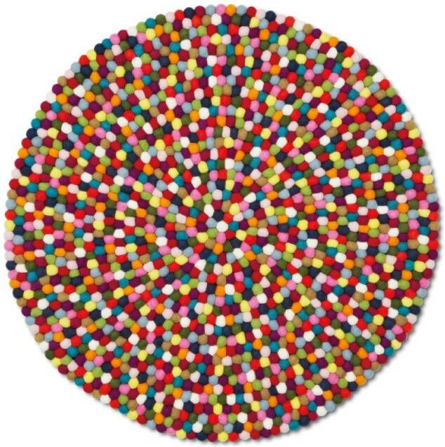 HAY Pinocchio Vloerkleed Multi 90 x 90 cm