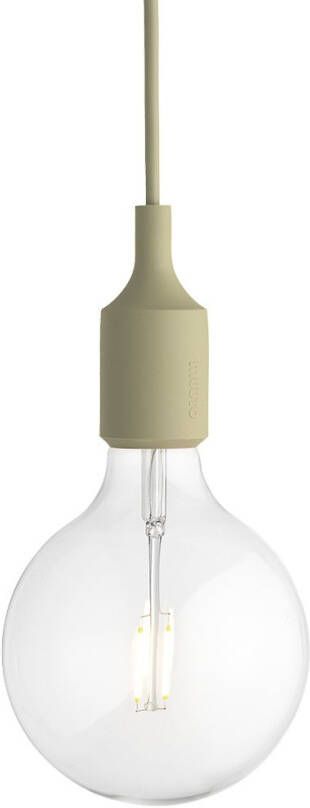 Muuto E27 Socket Hanglamp LED Beige Green
